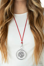 Load image into Gallery viewer, Paparazzi's CORD-inated Effort - Red Urban necklace
