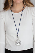 Load image into Gallery viewer, Paparazzi's CORD-inated Effort - Blue Urban necklace

