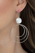 Load image into Gallery viewer, Paparazzi's Universal Rehearsal - Silver hoop earrings
