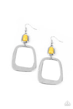 Load image into Gallery viewer, Paparazzi's Material Girl Mod - Yellow Hoop earrings
