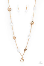 Load image into Gallery viewer, Paparazzi's Glossy Glamorous - White necklace - lanyard
