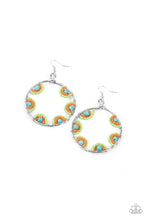 Load image into Gallery viewer, Paparazzi's Off the Rim - Multi Seed Bead hoop earrings
