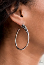 Load image into Gallery viewer, Paparazzi's Fully Loaded - Silver hoop earrings (Fashion Fix)

