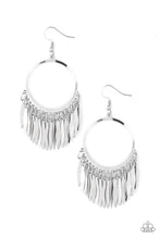 Load image into Gallery viewer, Paparazzi's Radiant Chimes - Silver hoop earrings
