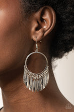 Load image into Gallery viewer, Paparazzi's Radiant Chimes - Silver hoop earrings
