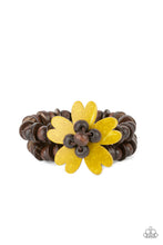 Load image into Gallery viewer, Paparazzi's Tropical Flavor - Yellow Wood bracelet
