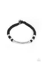 Load image into Gallery viewer, Paparazzi's Grounded In Grit - Black Urban Men bracelet
