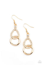Load image into Gallery viewer, Paparazzi's Red Carpet Couture - Gold earrings
