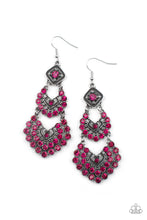 Load image into Gallery viewer, Paparazzi's All for the Glam - Pink earrings
