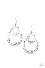 Load image into Gallery viewer, Paparazzi's Museum Muse - Silver earrings
