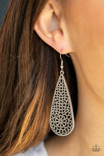 Load image into Gallery viewer, Paparazzi's Posy Pasture - Silver earrings
