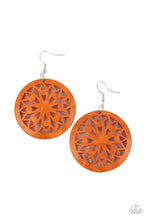Load image into Gallery viewer, Paparazzi's Ocean Canopy - Orange Wood earrings

