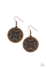 Load image into Gallery viewer, Paparazzi's Bollywood Ballroom - Copper earrings
