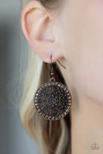 Load image into Gallery viewer, Paparazzi's Bollywood Ballroom - Copper earrings
