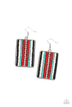 Load image into Gallery viewer, Paparazzi's Beadwork Wonder - Red Seed Bead earrings
