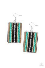 Load image into Gallery viewer, Paparazzi's Beadwork Wonder - Black Seed Beads earrings

