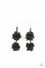 Load image into Gallery viewer, Paparazzi's Celestial Collision - Black Seed Beads earrings
