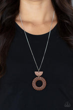 Load image into Gallery viewer, Paparazzi's Homespun Stylist - Brown Urban necklace
