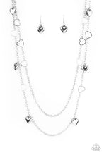 Load image into Gallery viewer, Paparazzi's Chicly Cupid - Silver necklace
