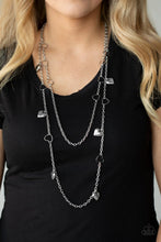 Load image into Gallery viewer, Paparazzi's Chicly Cupid - Silver necklace
