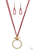 Load image into Gallery viewer, Paparazzi's Noticeably Nomad - Red Urban necklace
