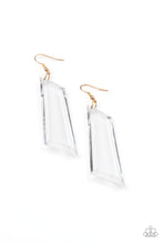 Load image into Gallery viewer, Paparazzi's The Final Cut - Gold earrings
