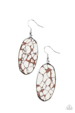Load image into Gallery viewer, Paparazzi's Stone Sculptures - Brown earrings
