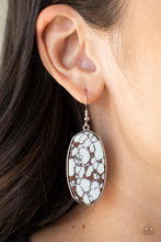 Load image into Gallery viewer, Paparazzi's Stone Sculptures - Brown earrings

