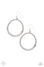 Load image into Gallery viewer, Paparazzi's Rustic Society - Silver Hoop earrings (Fashion Fix)
