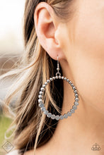 Load image into Gallery viewer, Paparazzi's Rustic Society - Silver Hoop earrings (Fashion Fix)
