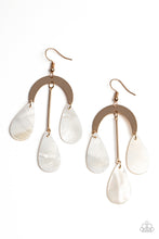 Load image into Gallery viewer, Paparazzi's Atlantis Ambience - Gold earrings
