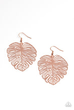 Load image into Gallery viewer, Paparazzi's Palm Palmistry - Copper earrings

