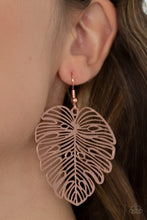 Load image into Gallery viewer, Paparazzi's Palm Palmistry - Copper earrings

