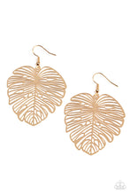 Load image into Gallery viewer, Paparazzi's Palm Palmistry - Gold earrings
