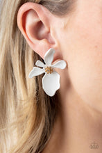 Load image into Gallery viewer, Paparazzi's Hawaiian Heiress - White post earrings
