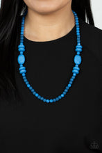Load image into Gallery viewer, Paparazzi's Tropical Tourists - Blue Acylic necklace
