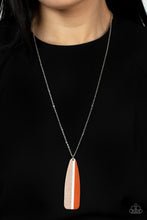 Load image into Gallery viewer, Paparazzi's Grab a Paddle - Orange wood necklace
