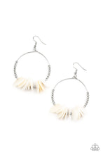 Load image into Gallery viewer, Paparazzi's Caribbean Cocktail - White Acrylic earrings
