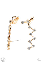 Load image into Gallery viewer, Paparazzi's Clamoring Constellations - Gold earrings (Ear Crawlers)
