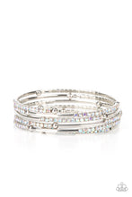 Load image into Gallery viewer, Paparazzi's Camera Shy Shimmer - Multi Iridescent bracelet
