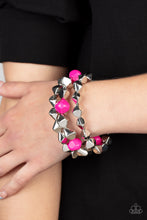 Load image into Gallery viewer, Paparazzi's A Perfect TENACIOUS - Pink bracelet
