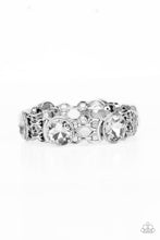 Load image into Gallery viewer, Paparazzi's Devoted to Drama - White bracelet
