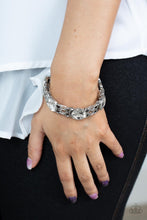 Load image into Gallery viewer, Paparazzi's Devoted to Drama - White bracelet
