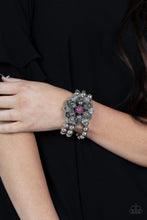 Load image into Gallery viewer, Paparazzi's Botanical Bravado - Pink bracelet
