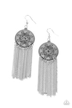 Load image into Gallery viewer, Paparazzi's Fringe Control - Silver earrings
