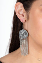 Load image into Gallery viewer, Paparazzi's Fringe Control - Silver earrings
