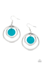 Load image into Gallery viewer, Paparazzi's Mai Tai Tango - Blue hoop earrings
