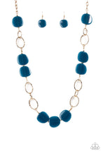 Load image into Gallery viewer, Paparazzi's Posh Prom - Blue necklace
