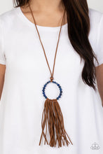 Load image into Gallery viewer, Paparazzi's Namaste Mama - Blue Urban necklace
