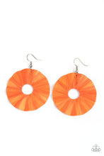 Load image into Gallery viewer, Paparazzi's Fan the Breeze - Orange earrings
